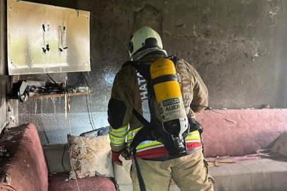 Hatay’da ev yangını korkuttu