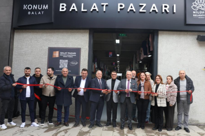 Nilüfer’de Balat giyim pazarı hizmete açıldı