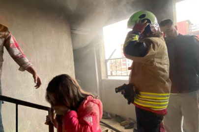 Kırıkhan'da Ev Alevlere Teslim Oldu