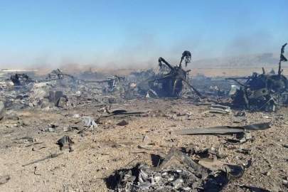 İran Meclis Başkanı Galibaf, imha edilen uçakların fotoğrafını paylaştı