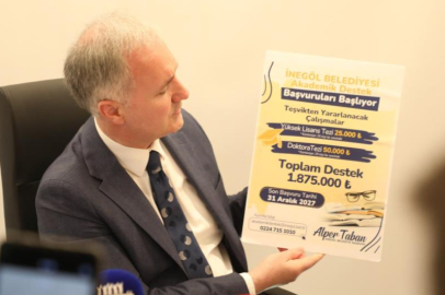 İnegöl Belediyesi’nden 2 milyon TL’lik akademik destek