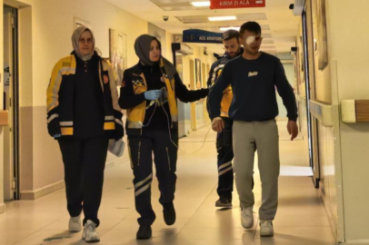 Bursa'da kesim makinesinden fırlayan parça işçinin gözüne saplandı