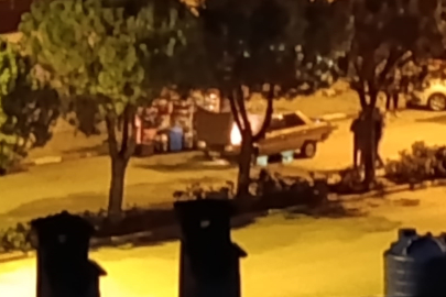 Seyir Halindeki Araç Alev Topuna Döndü