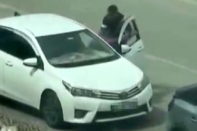 Trafikte Kavga Kamerada