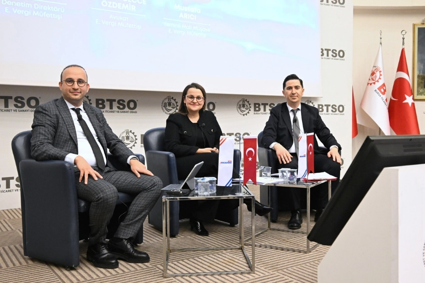 BTSO Akademi’de veri temelli vergi gözetimi ve uyum süreci anlatıldı