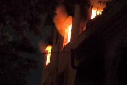 Evde Çıkan Yangın Panik Yarattı