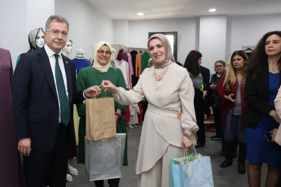 OSMEK kursiyerlerinden el emeği sergisi