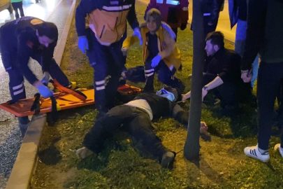 Düşürdüğü telefonu alırken otomobil çarptı