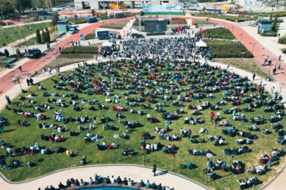 Bursa'da yeşil-beyaz coşku dev ekrana taşındı
