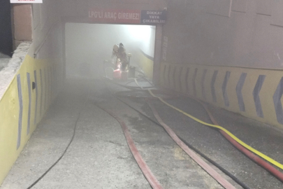 Park Halindeki Araç Alevlere Teslim Oldu