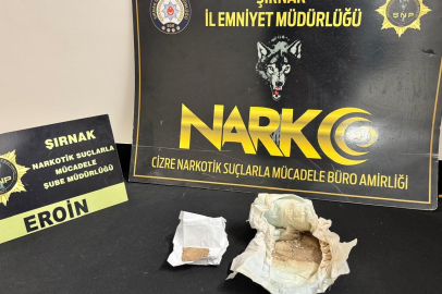 Şırnak'ta çocuk bezine gizlenmiş 42,08 gram eroin ele geçirildi