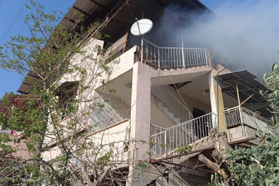 Evin Terası Alev Alev Yandı