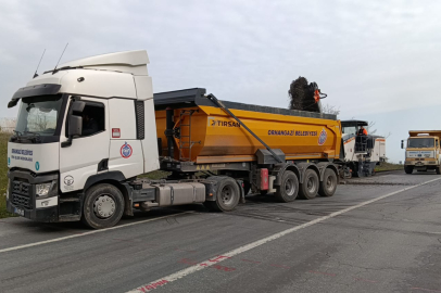 Orhangazi’de asfalt yama çalışmaları sürüyor