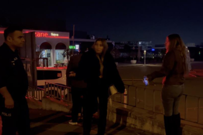 Bursa'da alkollü genç kızlar ortalığı karıştırdı