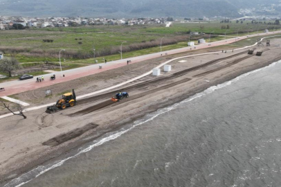 Plajlar yaza hazır hale getiriliyor