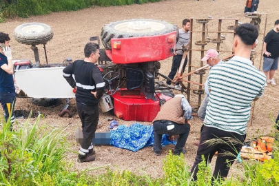 Traktör Kazası Can Aldı