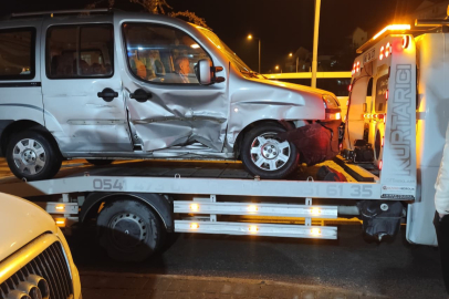 4 Araçlı Zincirleme Kaza Kamerada