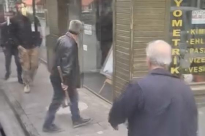 Trafikte baltalı dehşet