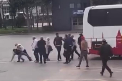 Bursa terminalinde yolcu ile şoför kavgası