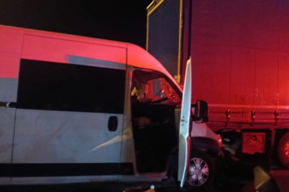 Edirne'de feci kaza: 1 ölü, 1 yaralı