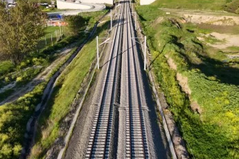 Bursa-Ankara hızlı tren hattı rayları böyle görüntülendi