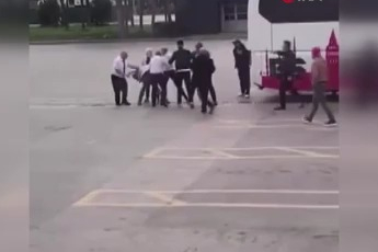 Bursa terminalinde yolcu ile şoför kavgası