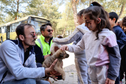 Çocukla patili dostlarla buluştu