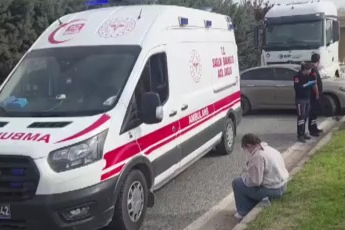 Önüne kattığı otomobili sürükledi