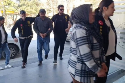 Cinayet zanlısı çift, gazetecilerin sorularını yanıtsız bıraktı