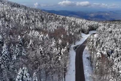 Uludağ’da Nisan sürprizi: Zirveye kar yağdı
