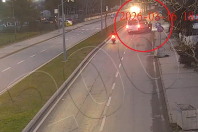 Ölümlü Motosiklet Kazası Kamerada