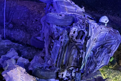 Kamyonet Şarampole Yuvarlandı: 1 Yaralı