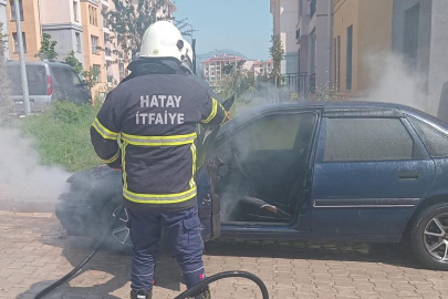 Otomobil Alev Alev Yandı