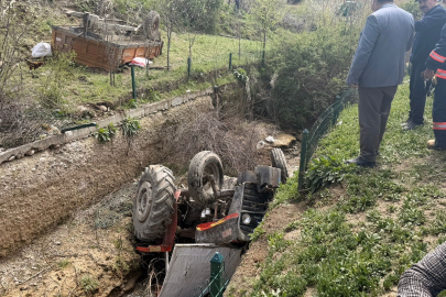 Traktör Kazası Can Aldı