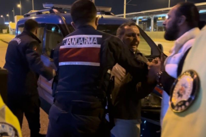 Alkollü yakalandı polise hakaretten gözaltına alındı