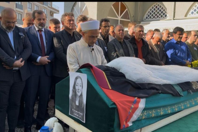 Cinayet kurbanı avukat Hatice Kocaefe duvağıyla son yolculuğuna uğurlandı