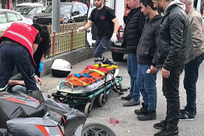 Otomobil İle Motosiklet Çarpıştı: 1 Yaralı