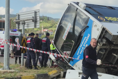 Bartın'da korkutan kaza: 12 yaralı