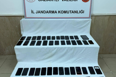 Gaziantep'te 2,1 milyon TL'lik kaçak telefon operasyonu