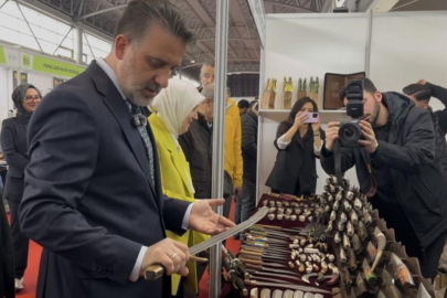 Bursa'da "Bıçak Festivali" coşkusu, ustalar hünerlerini sergiledi
