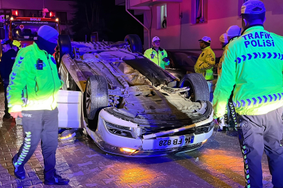 Takla attı, alkolmetreye üfleyemedi