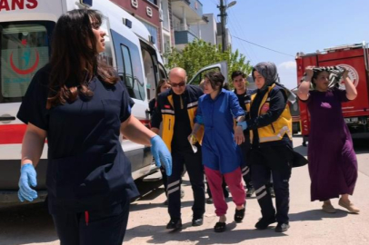 Saç kurutma makinesi evi yaktı: 2 kişi hastanelik oldu