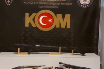 Kayseri'de Operasyon: 7 Adet Ruhsatsız Silah Ele Geçirildi