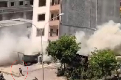 Korku dolu anlar! Kontrolsüz bina yıkımı can alıyordu