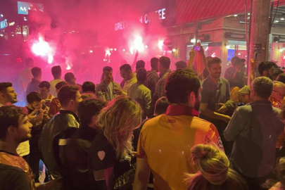 Galatasaray'ın şampiyonluğu Bursa'da kutlandı