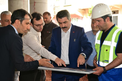 Yavuzselim Kapalı Pazar Alanı'nda yol yarılandı