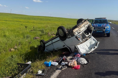 Şanlıurfa’da otomobil takla attı: 5 yaralı