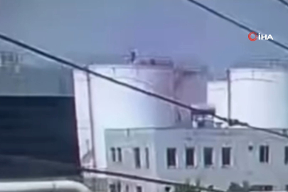 Mersin'de bir işçinin hayatını kaybettiği patlama anı kamerada