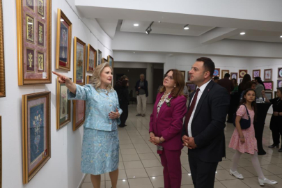 Nilüfer’de Kaat-ı ve Ebru Sergisi Sanatseverlerle Buluştu