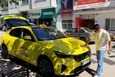 Bursa'da bir ilk, Togg T10F taksi oldu